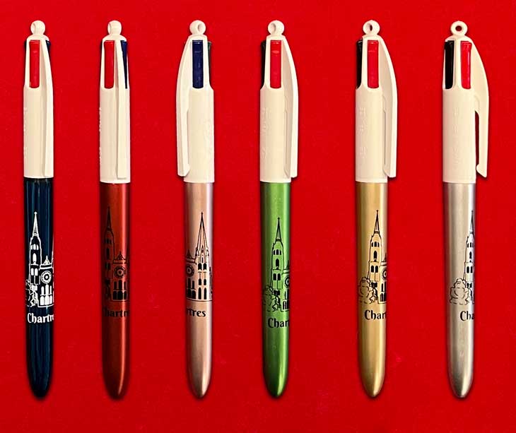 Stylo 4 couleurs Bic 'Chartres